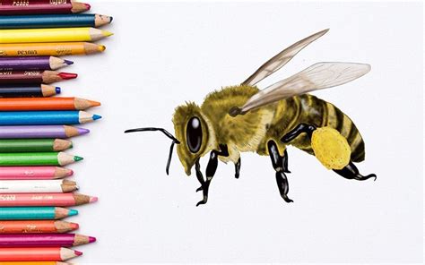 How To Draw A Bee A Step By Step Tutorial To Make Bee Drawing Easy