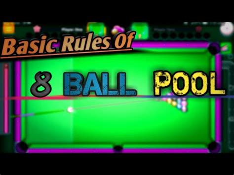 8 ball pool let's you shoot some stick with competitors around the world. Basic rules of 8 ball pool || About shot and spin || - YouTube