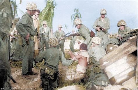 Stunning Colorized Pictures Show The Brutal Pacific War Daily Mail Online