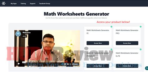 Math Worksheets Generator Review With Software Using Details