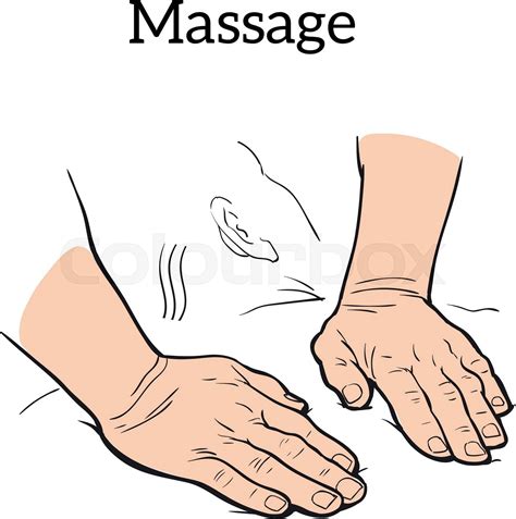 Therapeutic Manual Massage Medical Therapy Stock Vector Colourbox
