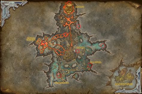 Locations Of All 64 Dragonriding Glyphs In Wow Dragonflight Dot Esports