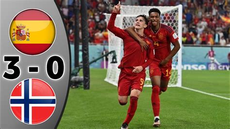 Spanyol Vs Norwegia 3 0 Kualifikasi Euro 2024 Bola Tadi Malam Youtube