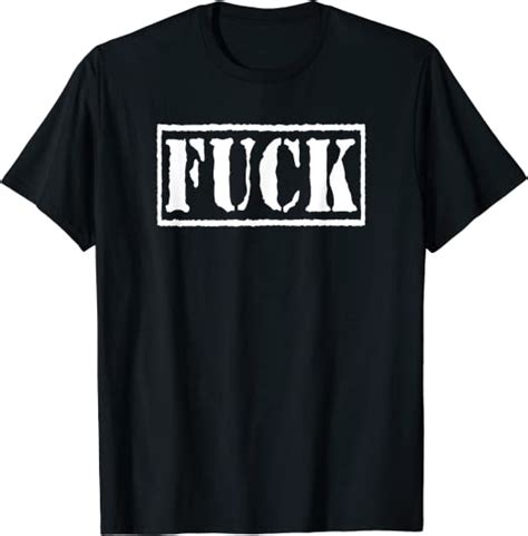Fuck T Shirt Uk Clothing