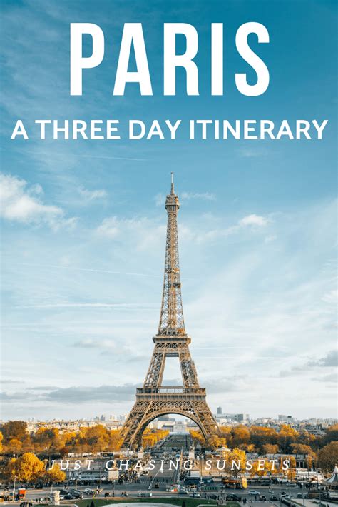 Three Days In Paris Itinerary For First Time Visitors Days In