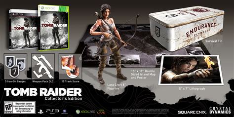 Tomb Raider Collectors Edition Includes Lara Croft Figurine Capsule