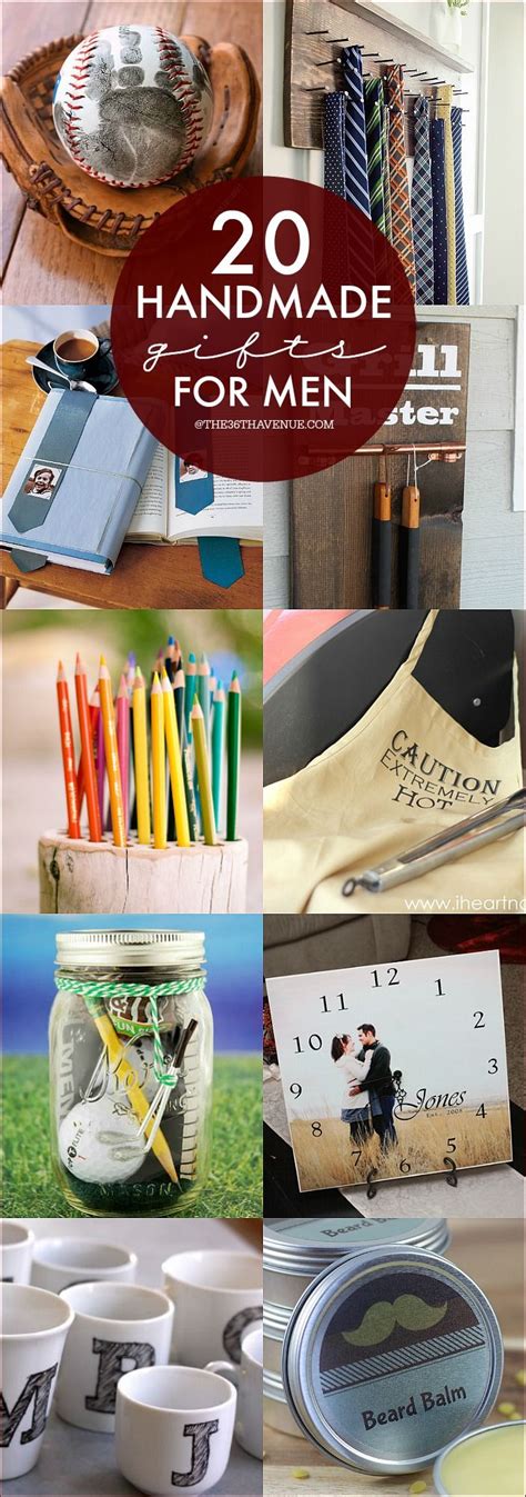Looking for gifts for men who have everything? Handmade Gift Tutorials for Men | Diy christmas gifts for ...