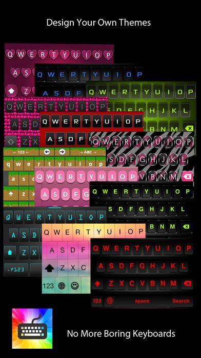 Keyboard Themes Custom Colors Cool Fonts And Personalize New