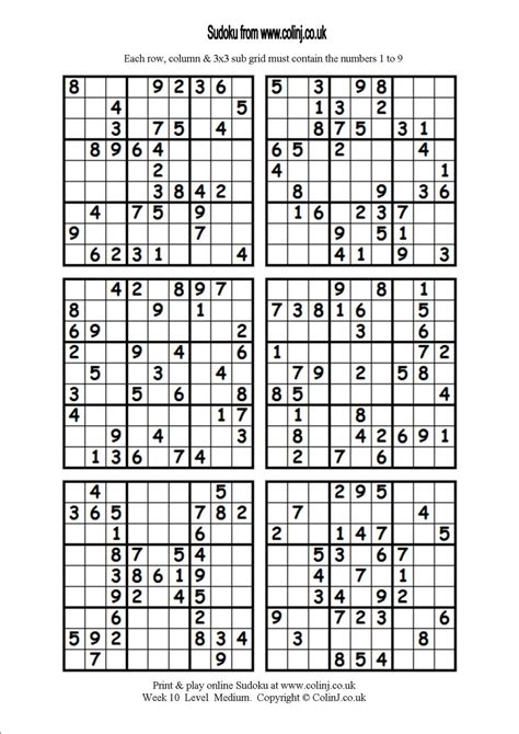 Easy Sudoku For Kids 4x4 6x6 9x9 Printable Sudoku 6 Easy Printable