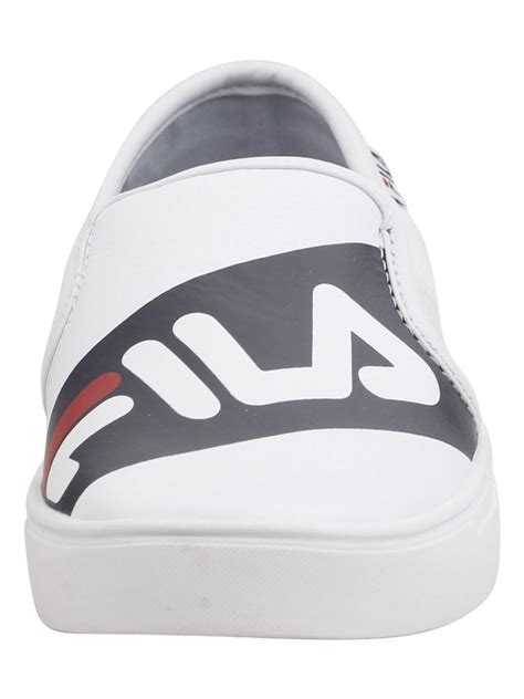Fila Womens Original Logo Slip On Sneakers Shoes