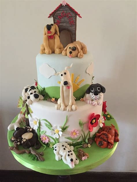 Birthday Cake For Dog Lovers Cake Gkl