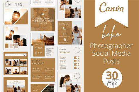 Social Media Posts For Photographers Creative Market