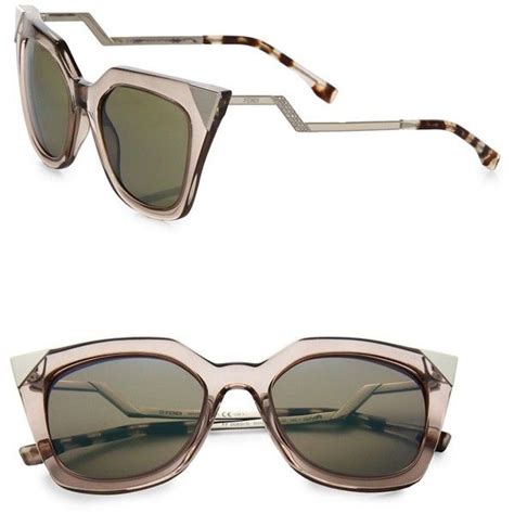 Fendi Zig Zag Cat S Eye Sunglasses