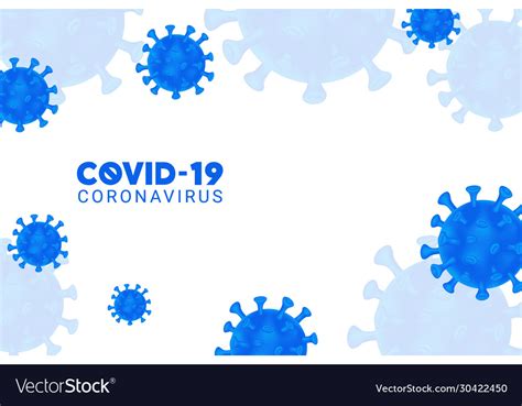 Corona Virus Covid 19 Background Royalty Free Vector Image