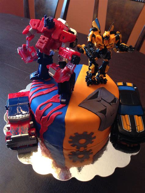Transformers Cake I Made For Boy Birthday Transformers Birthday Cake