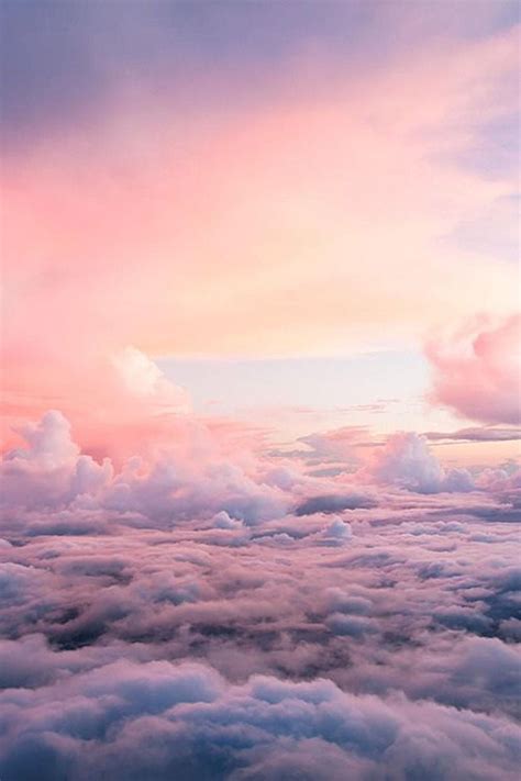 Pink Sky Pink Clouds Pink Sky Aesthetic Pastel Hd Phone Wallpaper
