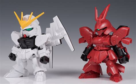 Review Sd Ex Standard Nu Gundam And Sazabi