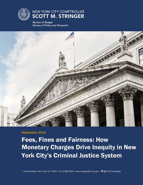 Fees, Fines and Fairness : Office of the New York City Comptroller Brad