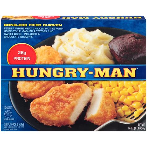 Hungry Man Boneless Fried Chicken, 16 oz., (8 count): Amazon.com ...