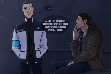 Reed RK X Gavin Reed Detroot Become Human Comic By Solomon
