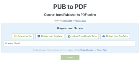 Convert Pub To Pdf Online Free Publisher To Pdf Converter