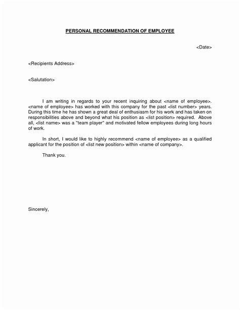 Businesses develop a verification of employment and letter of recommendation template or a confirmation of employment and letter of selecting the best reference to write you a personal letter of recommendation can be very useful. Employment Letter Of Recommendation Template New Pin by ...