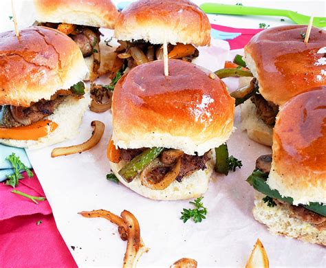 Easy Turkey Burger Sliders with Sautéed Veggies Little Eats Things