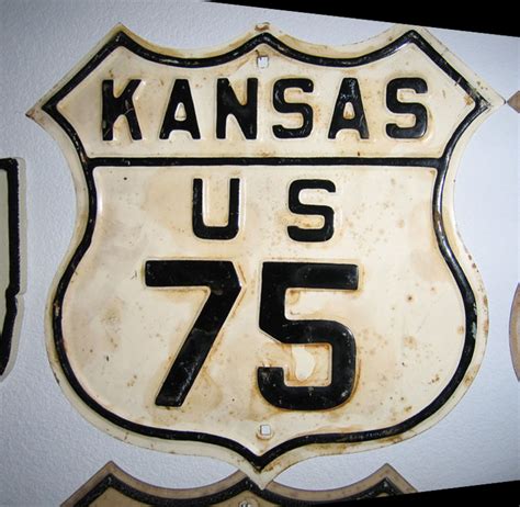 Kansas U S Highway 75 Aaroads Shield Gallery