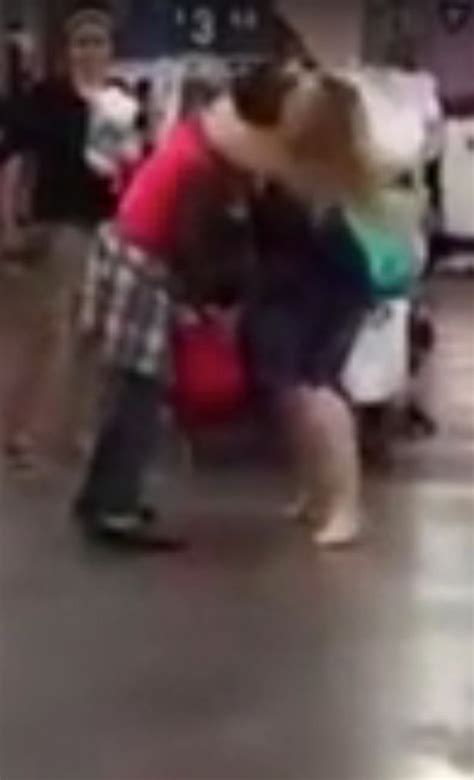 Shocked Shoppers Stop And Stare As Women Brawl In Middle Of Walmart