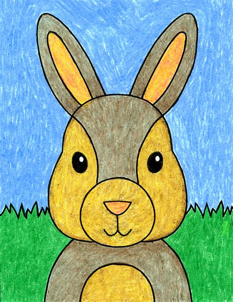 How To Draw A Bunny For Kids