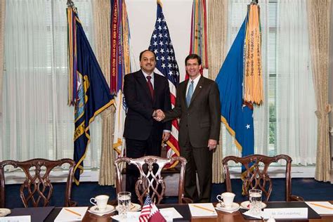 Defense Secretary Mark T Esper Hosts Qatari Deputy Picryl Public