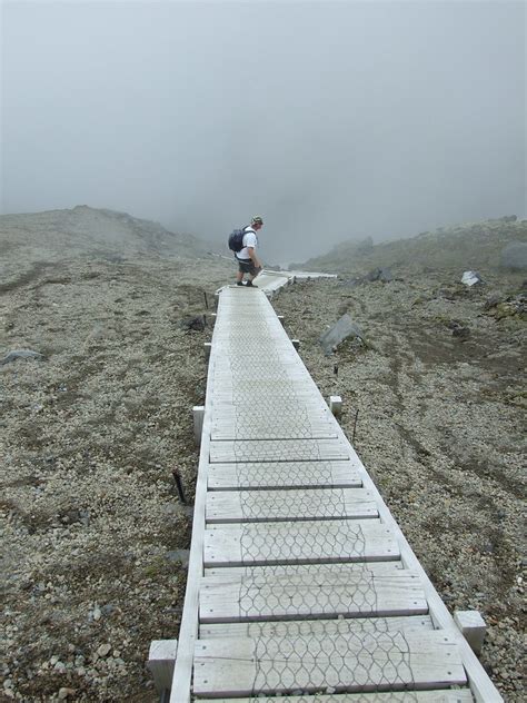 Descending Stairs Into The Mist Mt Egmont The Stairway Wa Flickr