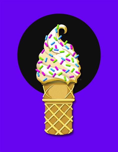 Ice Cream Cone Confetti Free Stock Photos Stockfreeimages