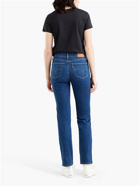 Levis 724 High Rise Straight Jeans Non Stop At John Lewis And Partners