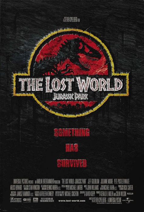 The Lost World Jurassic Park 1997 Film Jurassic Outpost Encyclopedia