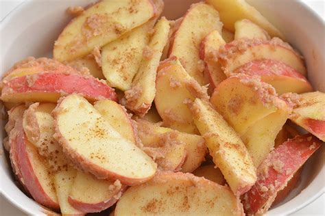Baked Apple Slices Sliced Baked Apples With Cinnamon