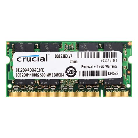 Crucial Laptop Memory Ddr2 667mhz Ddr2 1gb 2gb Laptop Ram Ddr2 2gb2pcs