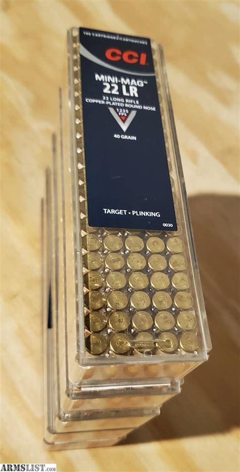 Armslist For Sale 500 Rounds Cci Mini Mags High Velocity 22lr Ammo