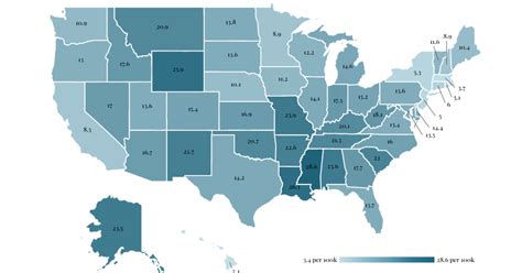 Gun Deaths Per Capita By State 2023 Wisevoter