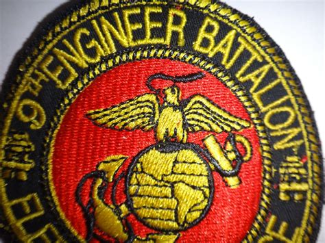 Vietnam War Patch Usmc 9th Engineer Battalion Fleet Marine Force 1966