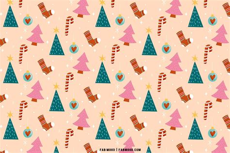 30 Christmas Aesthetic Wallpapers Pink Background For Laptop And Pc 1