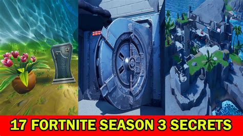 17 Fortnite Season 3 Secrets Secret Hidden In Fortnite Season 3 Youtube