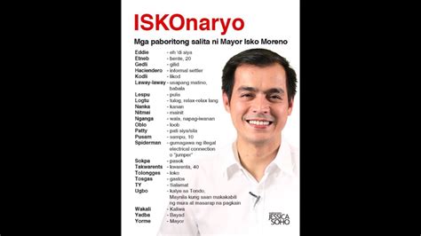 Iskonaryo Salitang Kalye Ni Mayor Isko New Manila Mayor Youtube