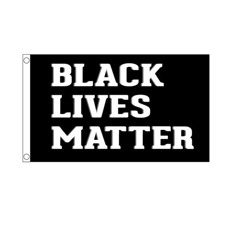 Black Lives Matter 3x5 Standard Flag