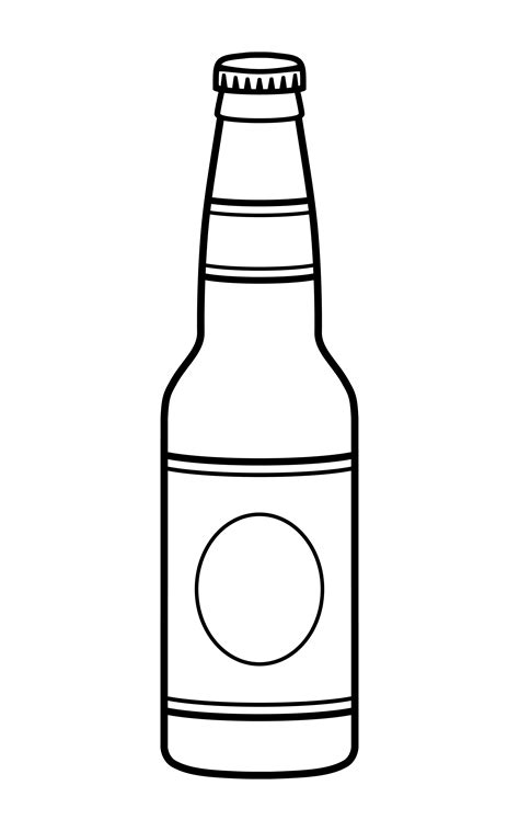 Vector Illustration Of A Beer Bottle 553969 Vector Art At Vecteezy