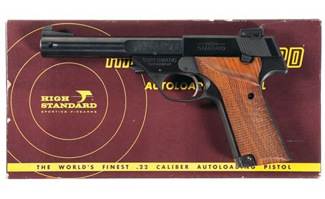 High Standard Supermatic Tournament Model 107 Semi Automatic Pistol