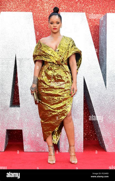 Rihanna Attending The European Premiere Of Oceans 8 Held At The