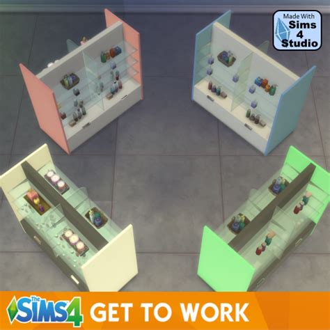My Sims 4 Blog Two Tile Retail Shelf By Xtrasims
