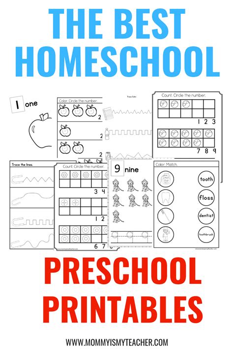 Free Homeschooling Printables For Preschool Homeschool Worksheets