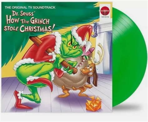 Dr Seuss How The Grinch Stole Christmas Soundtrack Green Vinyl Target